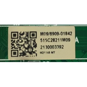 MAIN FUENTE PARA TV ONN / NUMERO DE PARTE 515C28211M09 / RT28211-ZC01-01 / 2130003292 / E02M555-D1 / M21171-MT / PANEL V320BJ8-Q01 / DISPLAY ST3151A08-2 / MODELO 100012589